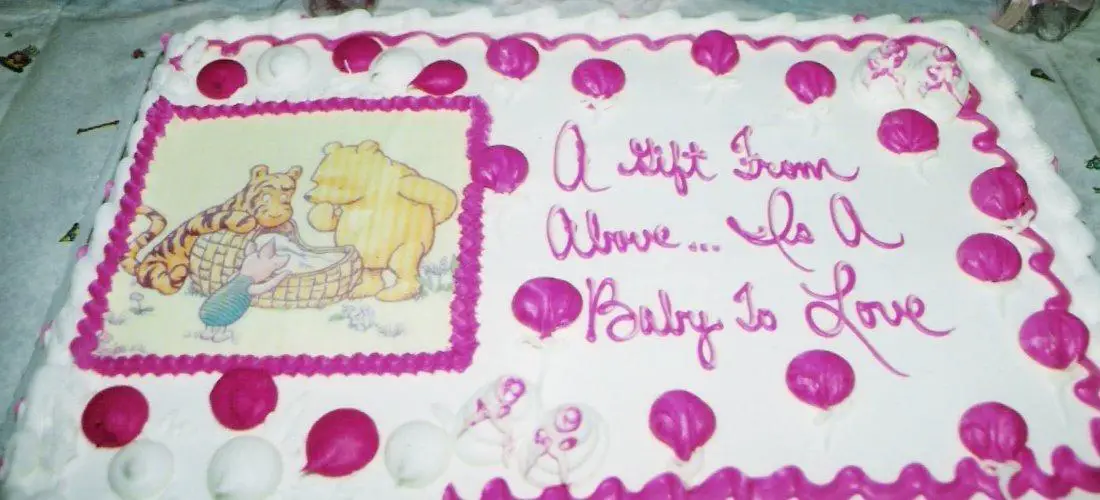 This is the cake I used for my sister’s baby shower.
