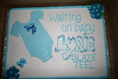 Baby Shower Cake Verses on The Most Awesome Baby Shower Cake Ever